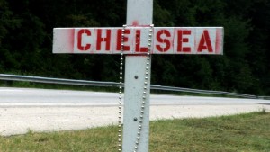 On the day Manning announced her new life as Chelsea, I found this sign on the side of Highway 295 in Fort Meade, Maryland, where the trial United States vs Manning had just ended.